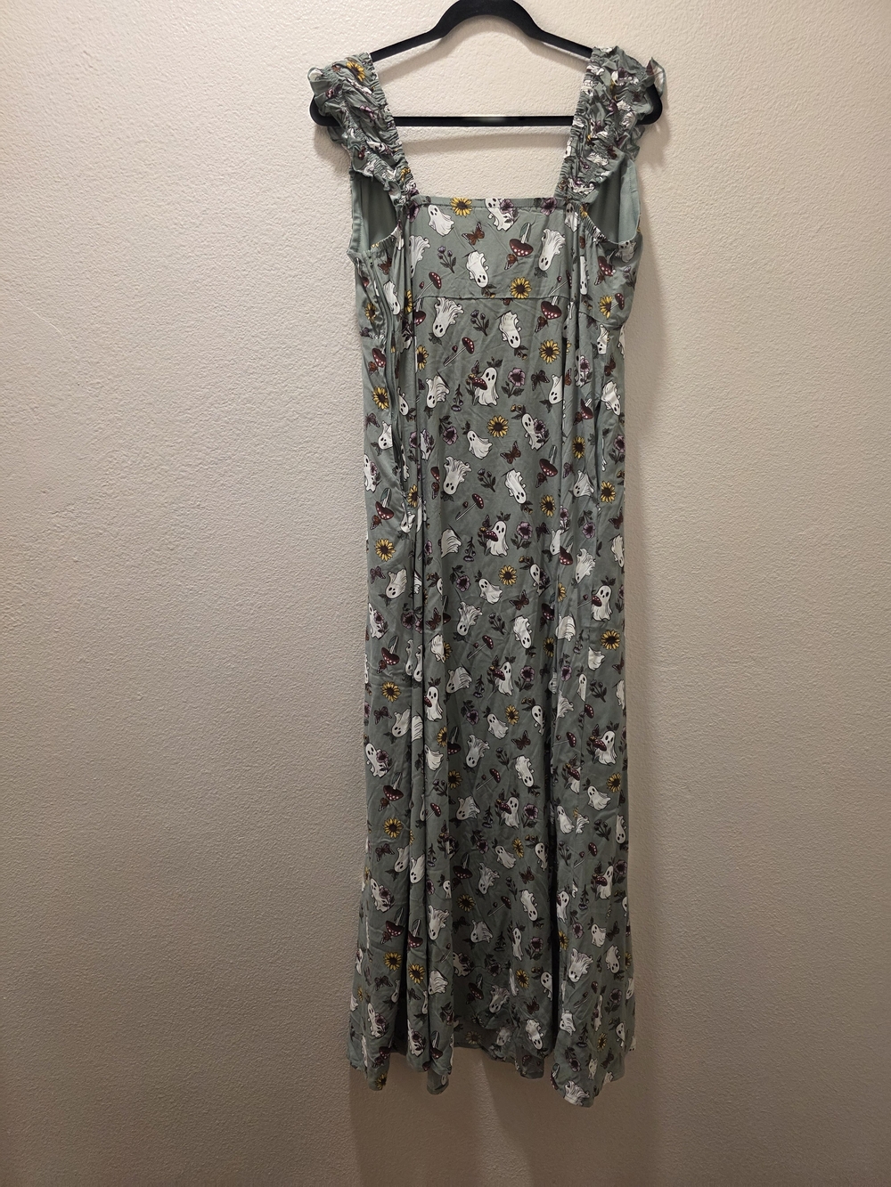Thorn & Fable Mushroom Ghost Empire Maxi Dress - Picture 4 of 5